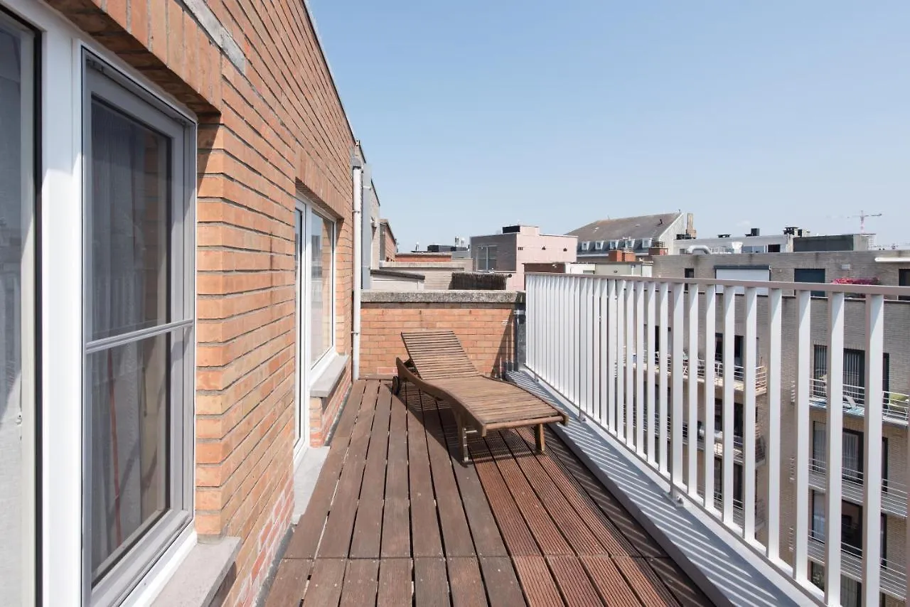 Zonnig Penthouse met terrassen Appartement Oostende