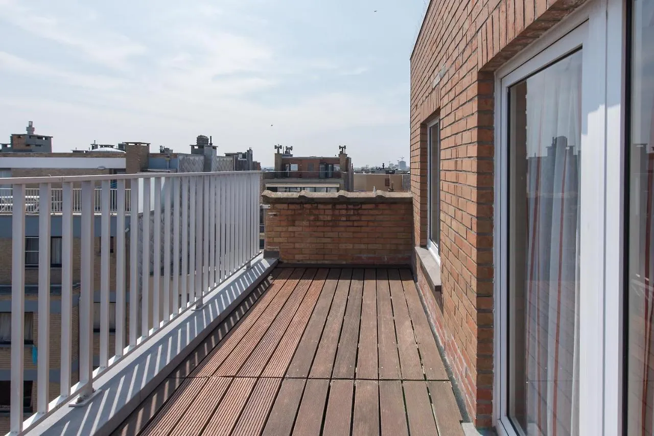 Zonnig Penthouse met terrassen Appartement Oostende